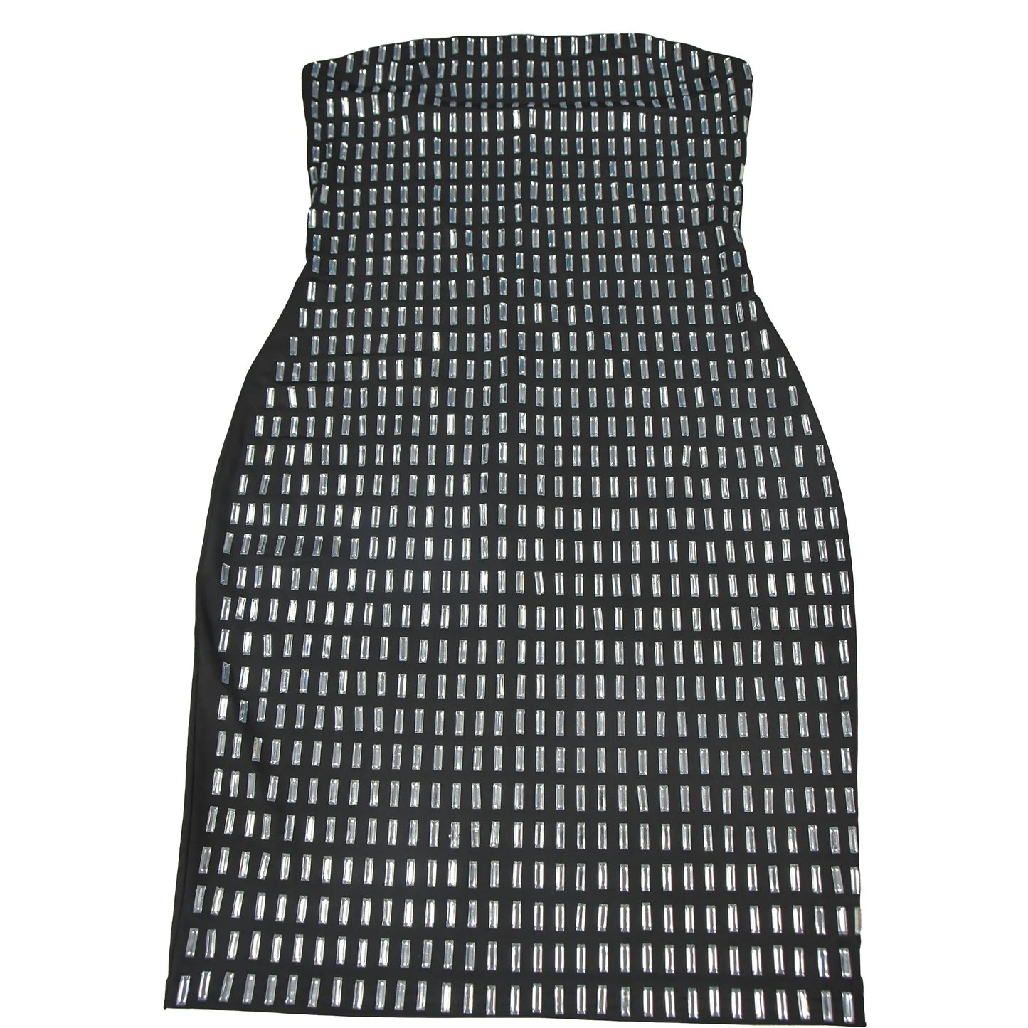 Women's Wear Hot Drilling Backless Solid Color Dress