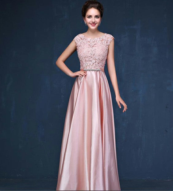 Chiffon long evening dress