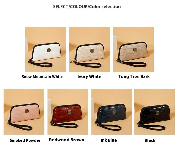 Hand-held Crystal Bamboo Pattern Exquisite Mobile Phone Bag