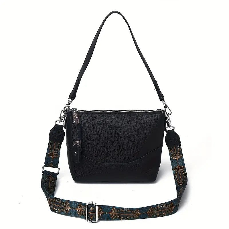 Women’s Ethnic Embroidery Crossbody Bag – Durable, Spacious, and Stylish