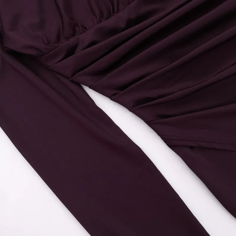 Slit Slim-fitting Long Dress Women's Clothing