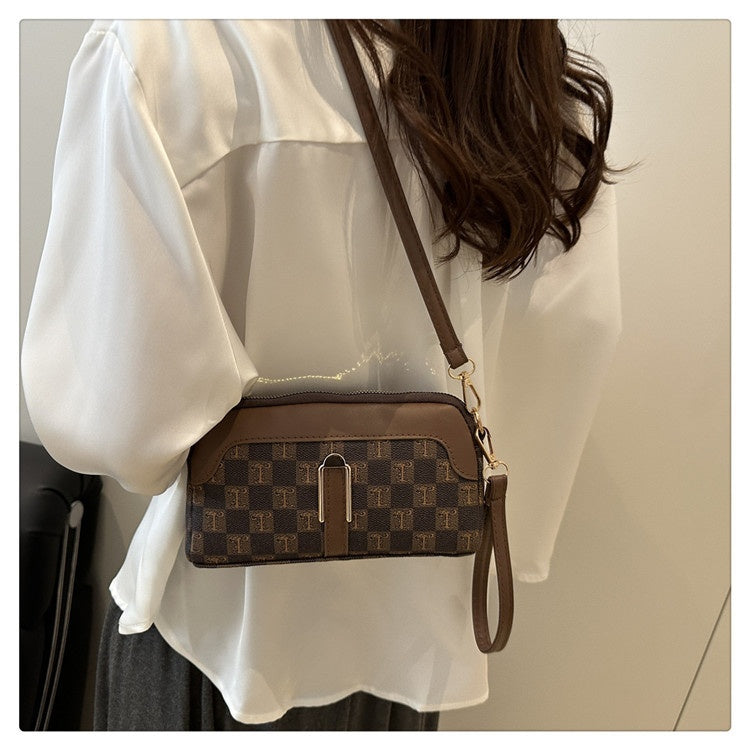 Chess Plaid Women's Bag Autumn And Winter Classic Style Portable