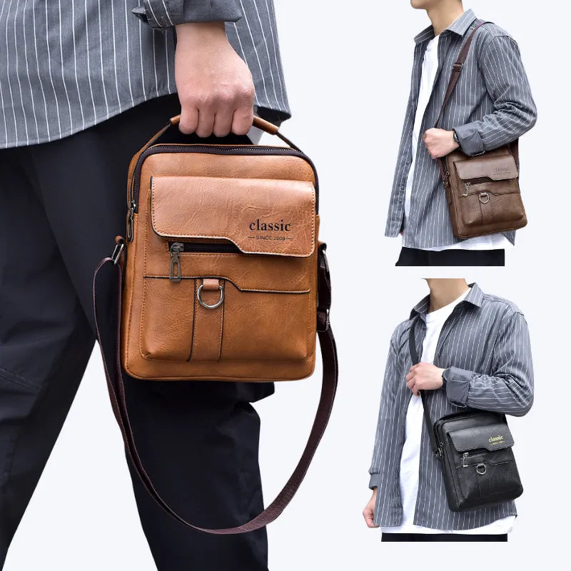 Versatile Crossbody & Shoulder Bags – Retro Casual & Trendy Business Messenger Bags for Men & Women-FREE USA SHIPPING
