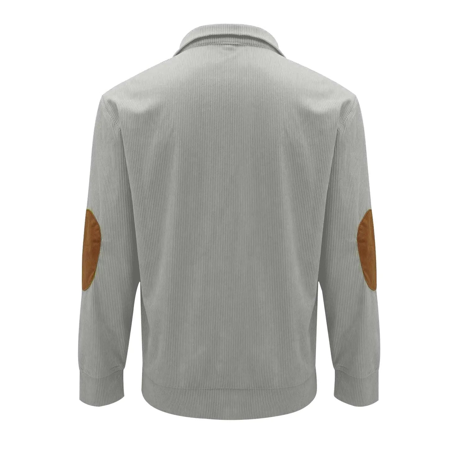 Corduroy Casual Stand Collar Long-sleeved Sweater