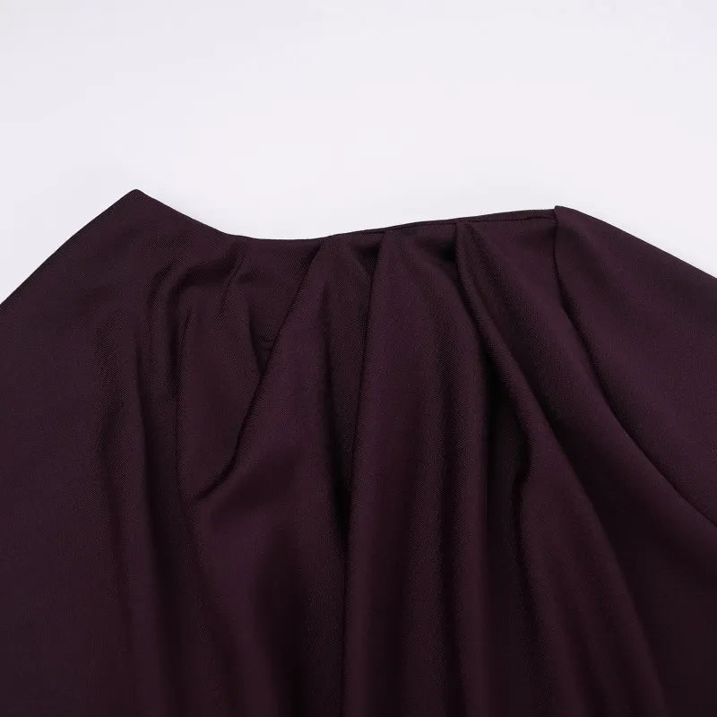 Slit Slim-fitting Long Dress Women's Clothing