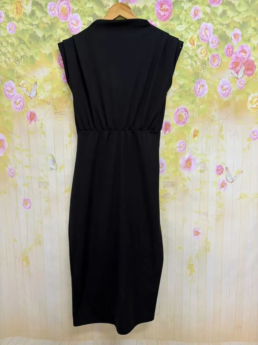 Fashion Women's Wear Slim-fit Solid Color Dress Sheath Women's Clothing
