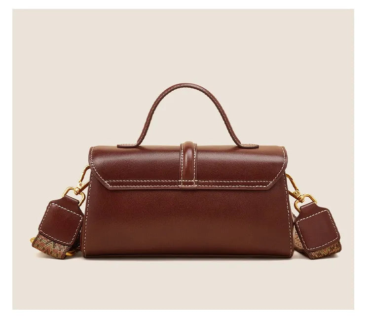 Niche Original High Sense Mild Luxury Retro Cambridge Portable Messenger Bag