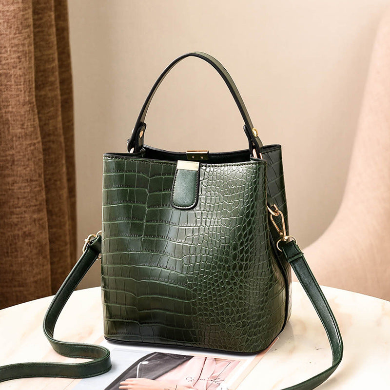 Women's Korean Fashion Casual Bucket Bag