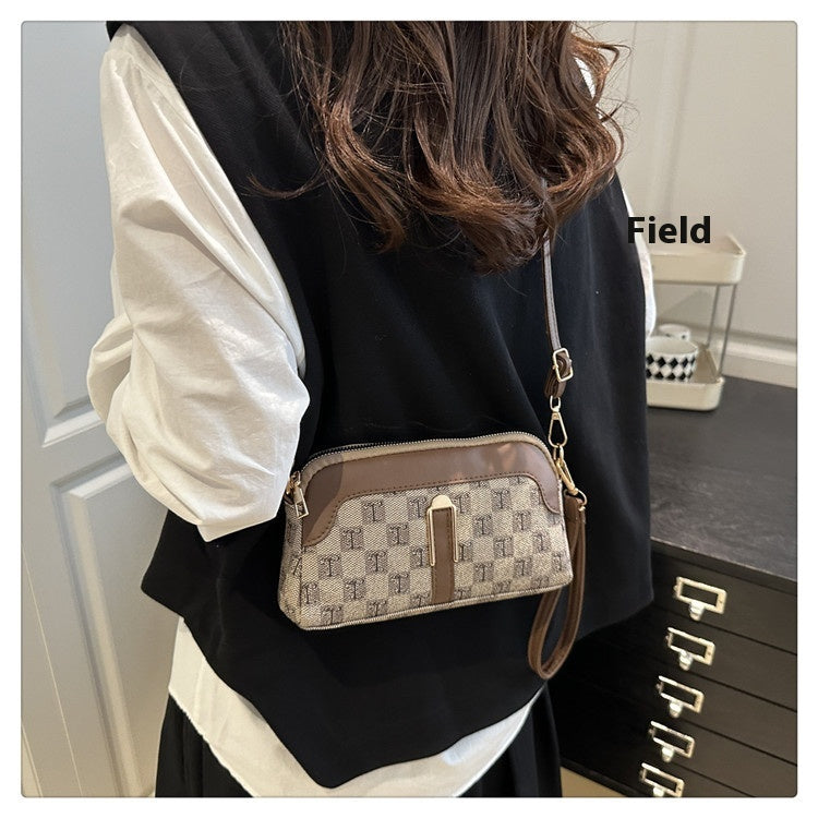 Chess Plaid Women's Bag Autumn And Winter Classic Style Portable