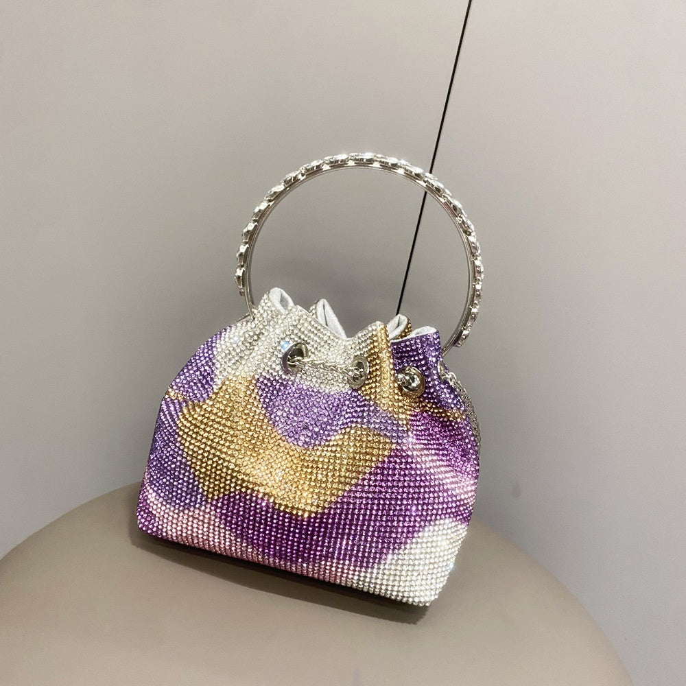 European And American Shiny Diamond Handbag For Women