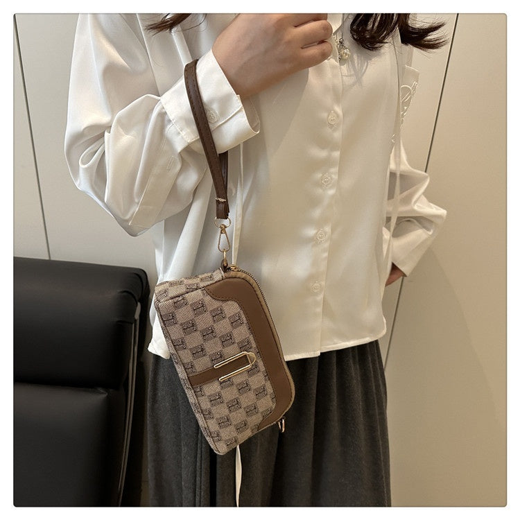 Chess Plaid Women's Bag Autumn And Winter Classic Style Portable