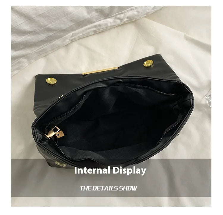 Simple Portable Casual Fashion Crossbody Diamond Embroidery Thread Chain Bag
