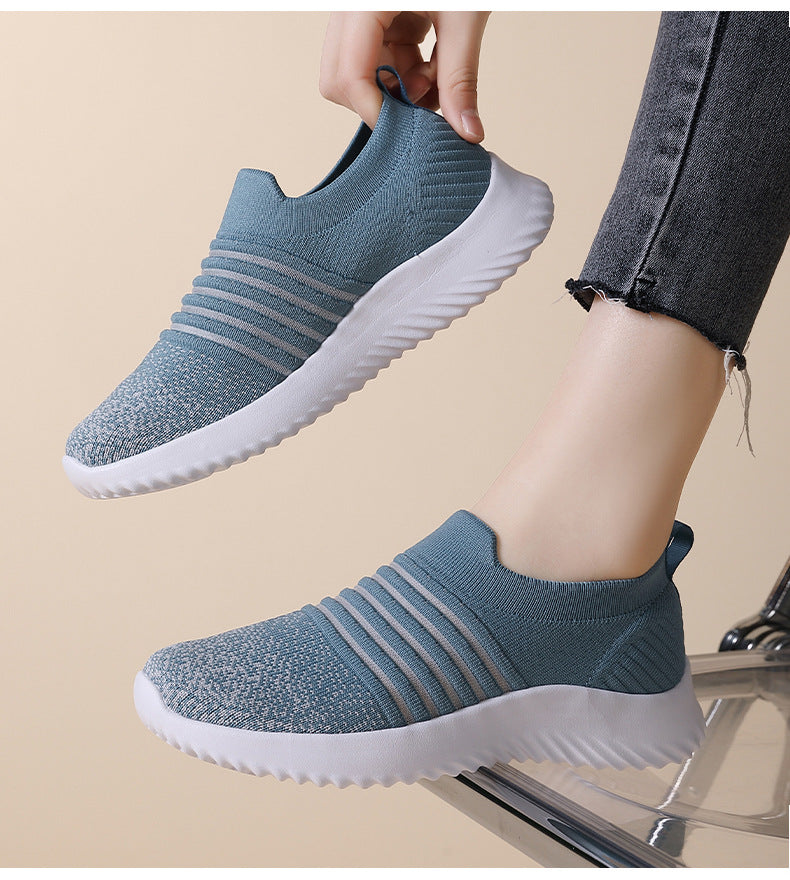 Women's Light Soft Bottom Casual Cool Breathable Comfortable Mesh Sneaker