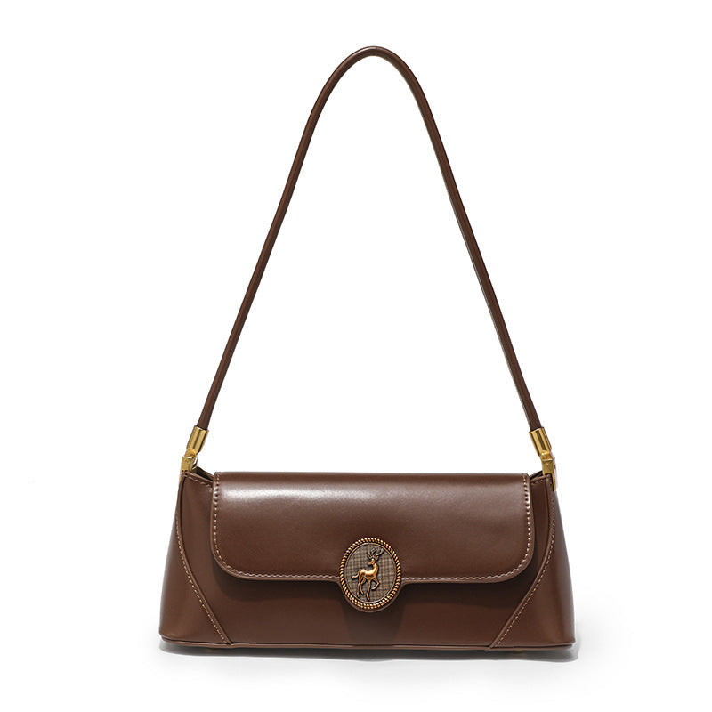 Women's Shoulder Bag All-match Retro Textured