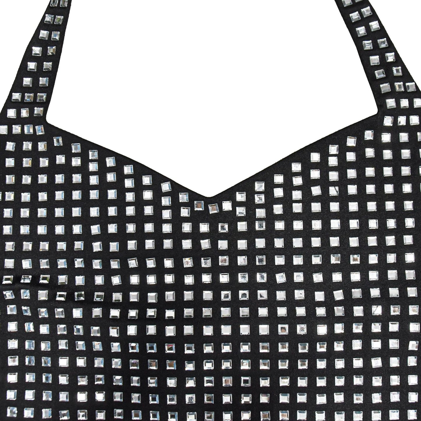 Fashion Sexy Halter Rhinestone Slim-fit Sheath Dress