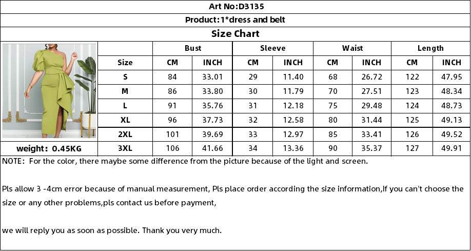 European And American Women's Clothing European And American Style Dress