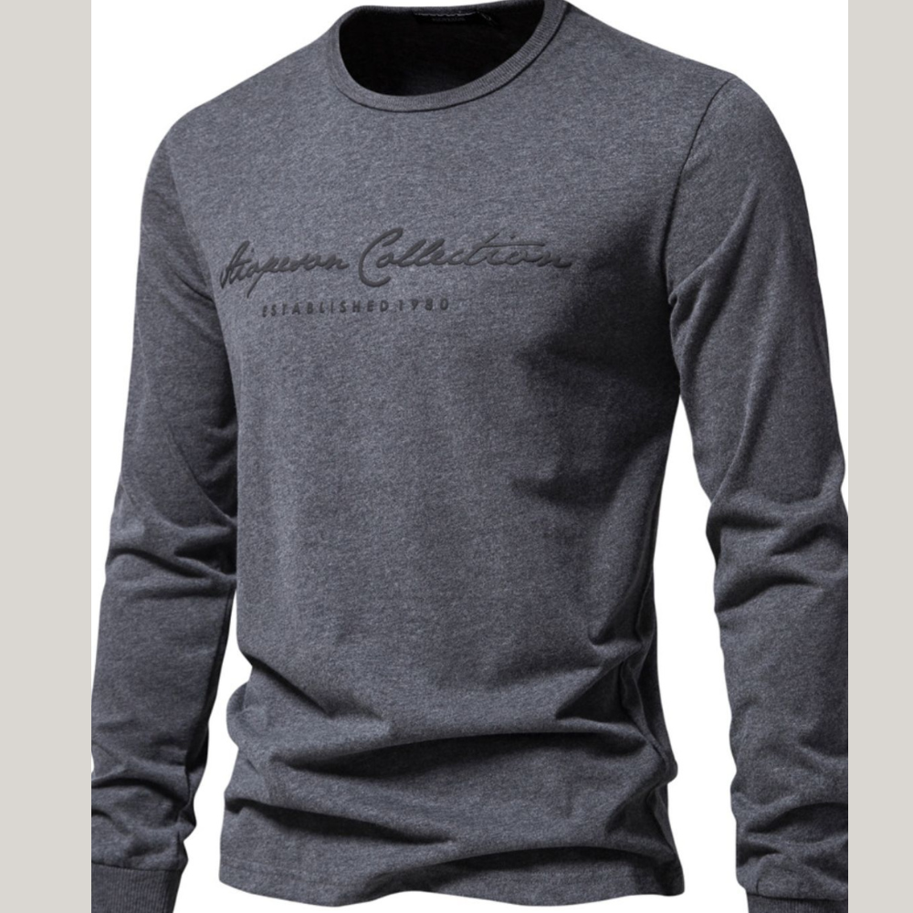 Men's Round Neck Letter Graphic T-Shirt
