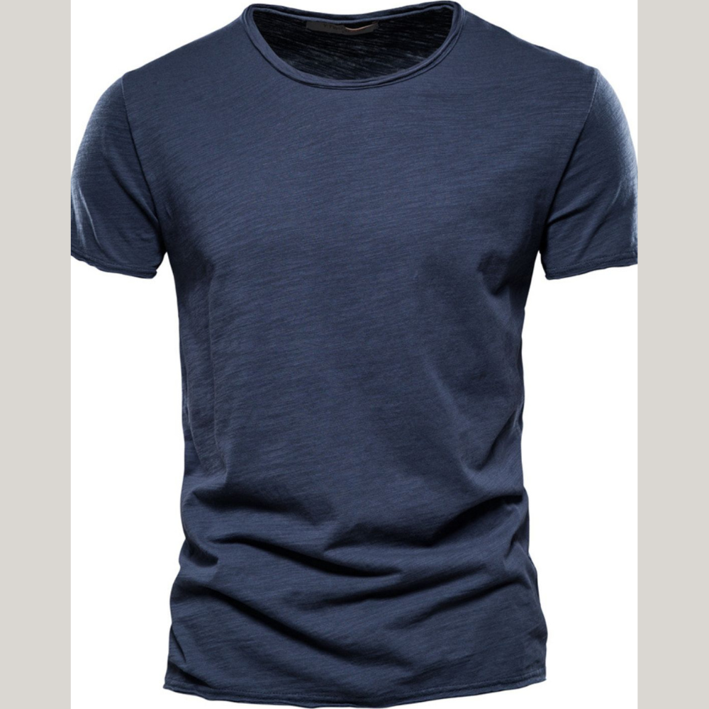 Men's Full Size Round Neck Short Sleeve T-Shirt Plus Size