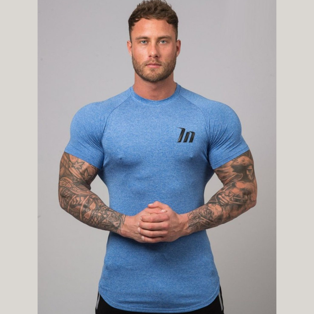 Men's Plus Size Round Neck Short Sleeve T-Shirt