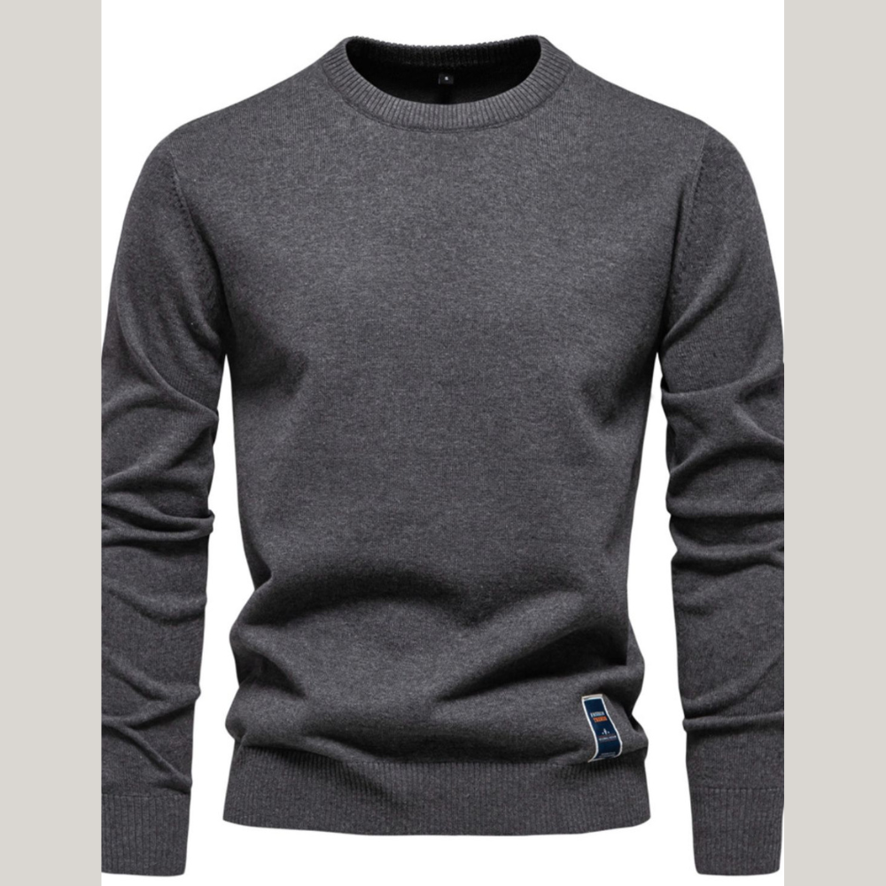 Men's Round Neck Long Sleeve Sweater