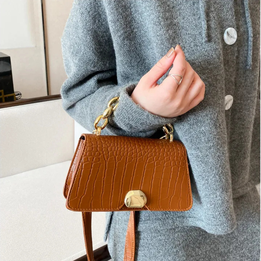 Retro Messenger Bag Simple Small Square Bag