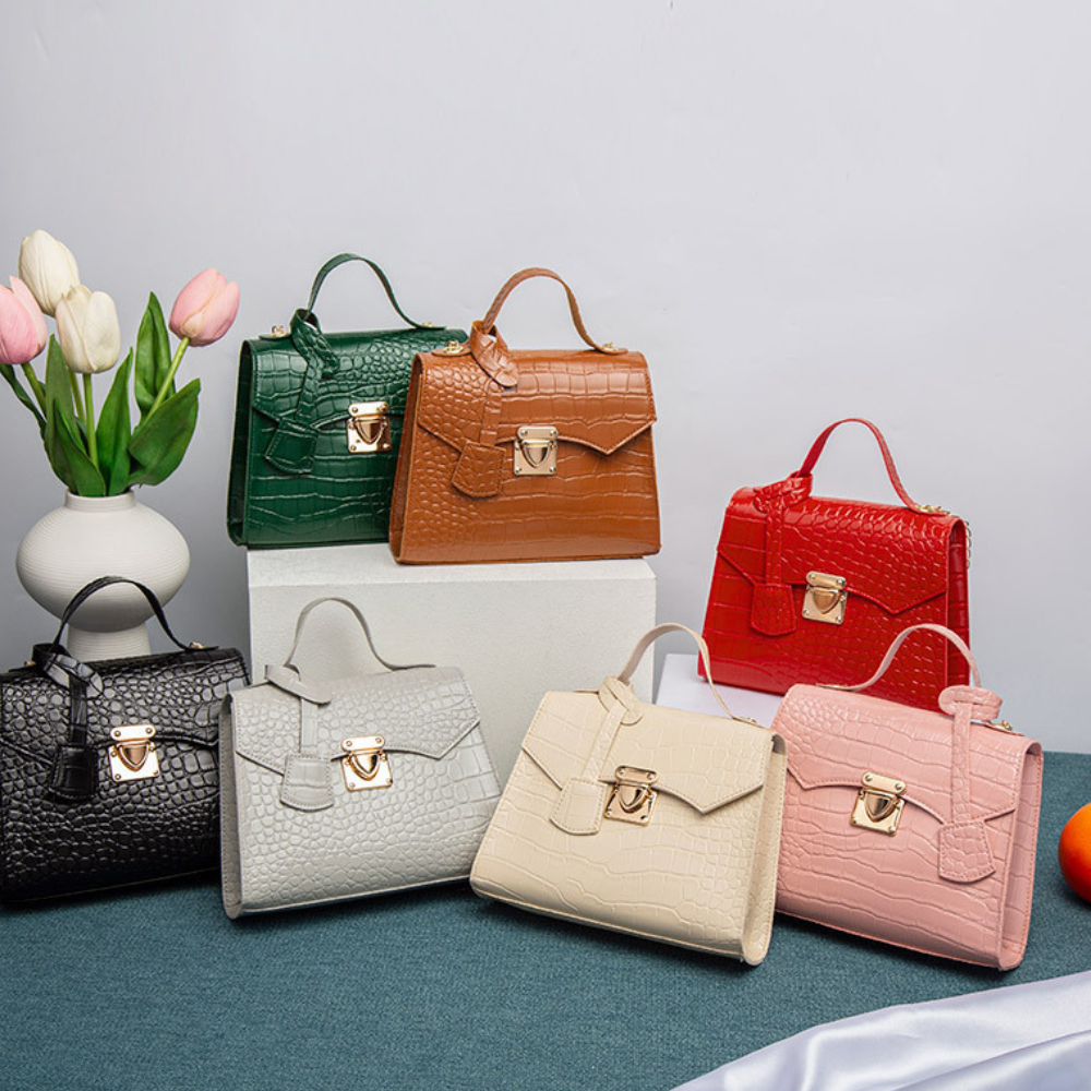 Street Fashion PU Crocodile Pattern Women's Handbag