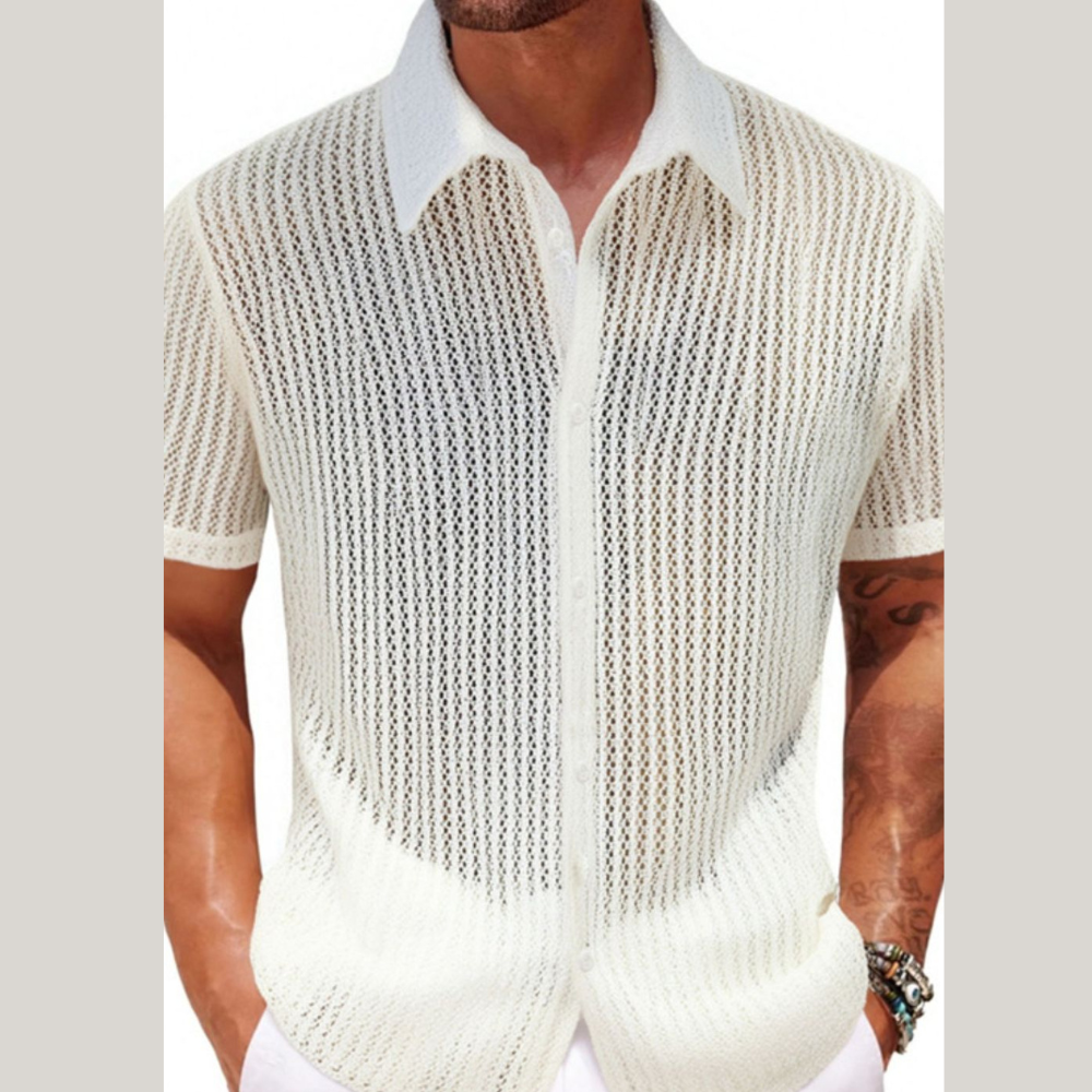Men's Big and Tall Button Down Short Sleeve Shirt – Classic Fit Plus Size Casual Shirt