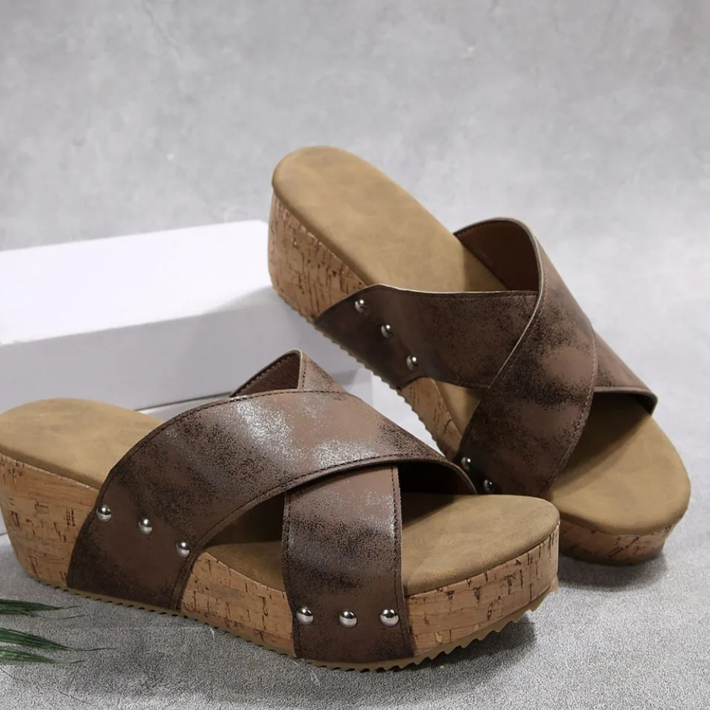 Open Toe Wedge Sandals