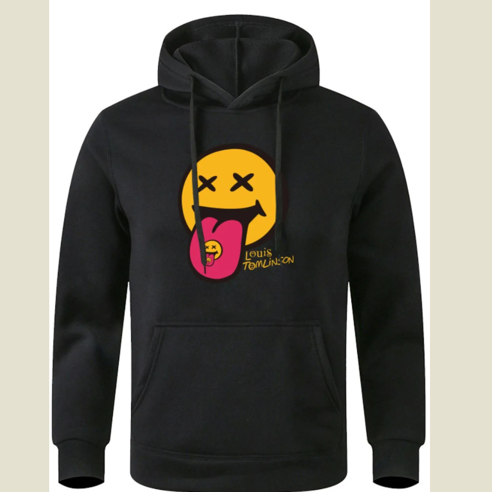 Relaxed Fit Hoodie for Men – Plus Size Graphic Design