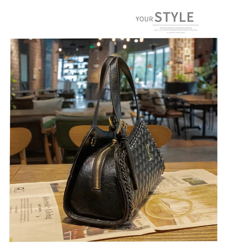 Women's New Fashion All-matching Commuter Shoulder Messenger Bag
