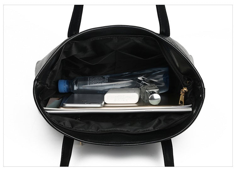 Women's Soft Leather Portable Large Capacity Shoulder Bag