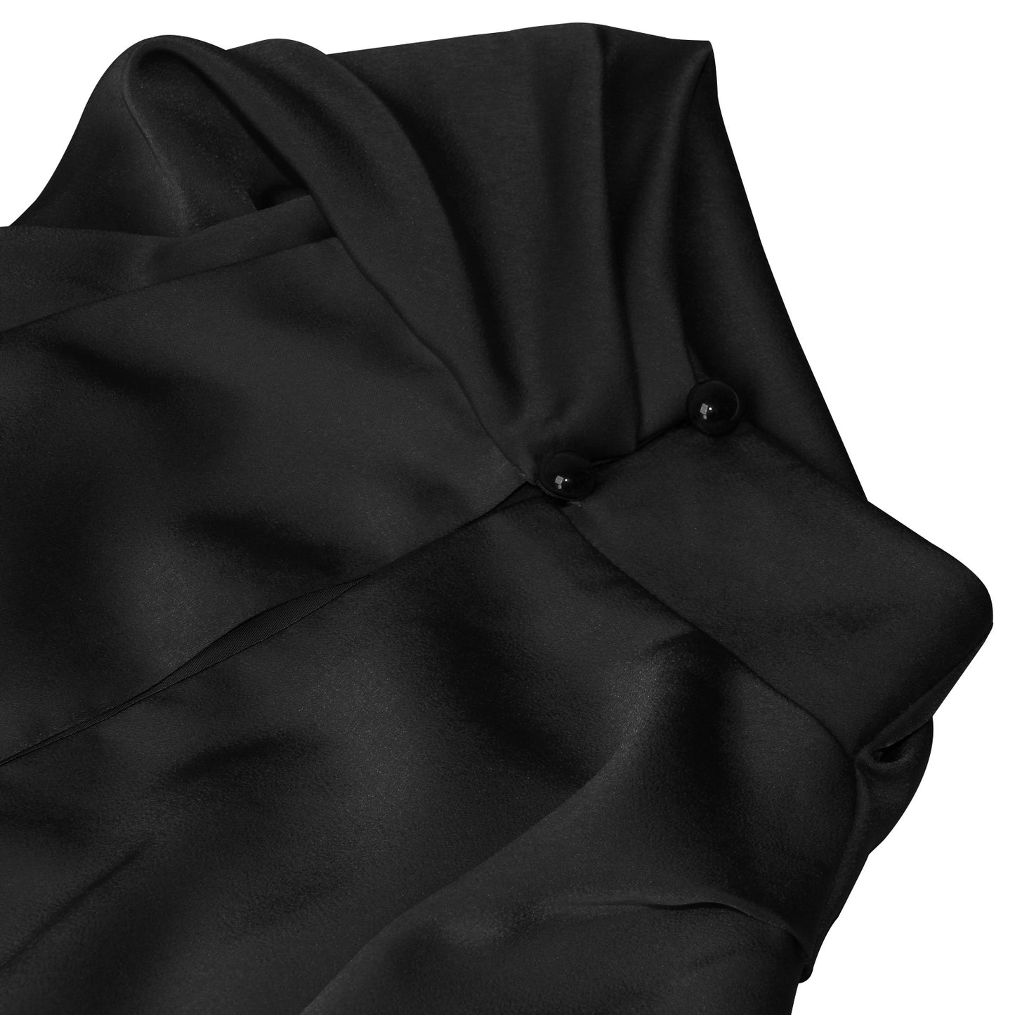 Satin Tied Slim Fit Socialite Dress Fashion