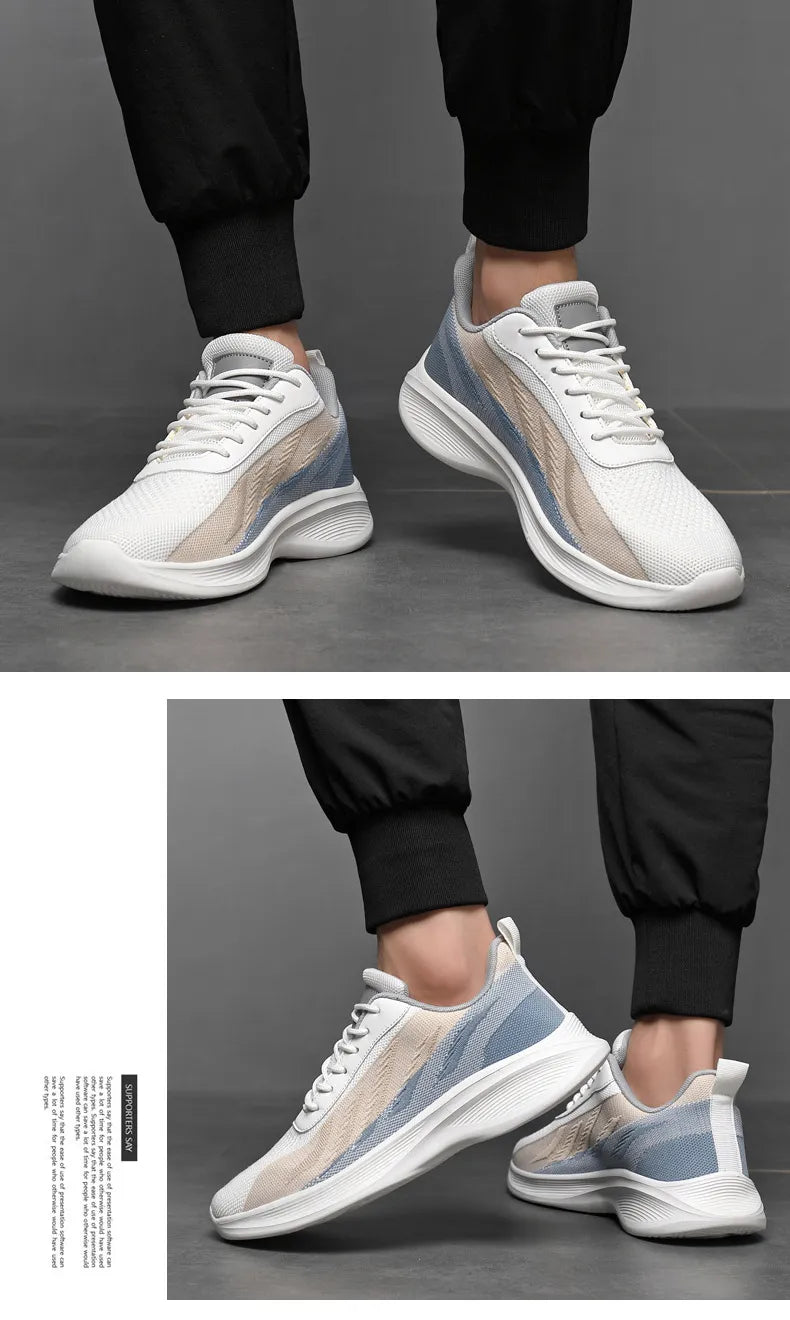 New Summer Breathable Mesh Shoes Flying Woven Casual All-matching Fashionable Sports Shoes