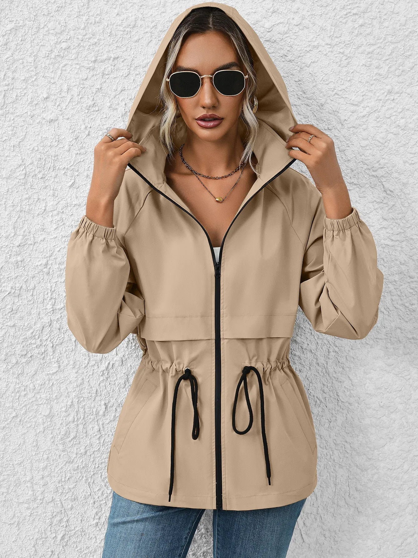 Outdoor Sports Waterproof Mountaineering Hooded Casual Jacket