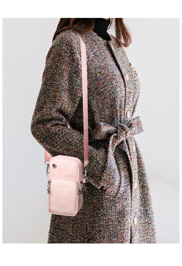 Stylish Simple And Versatile Mini Cell Phone Bag Vertical