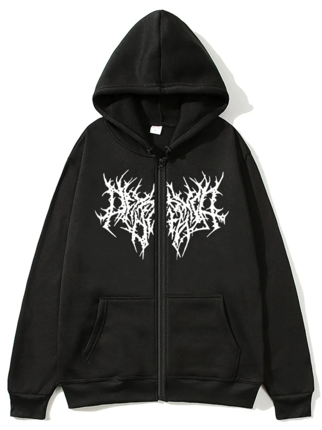 Men's Full Size Zip Up Long Sleeve Hoodie Plus Size