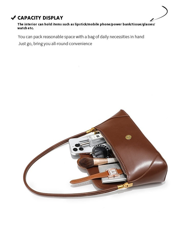Women's Shoulder Bag All-match Retro Textured