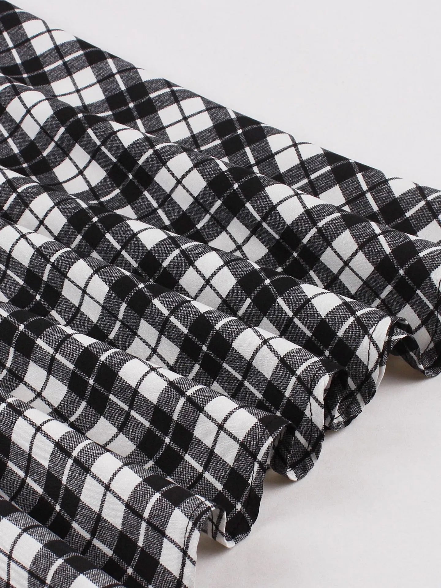 Round Neck Vintage Print Short Sleeves Dress