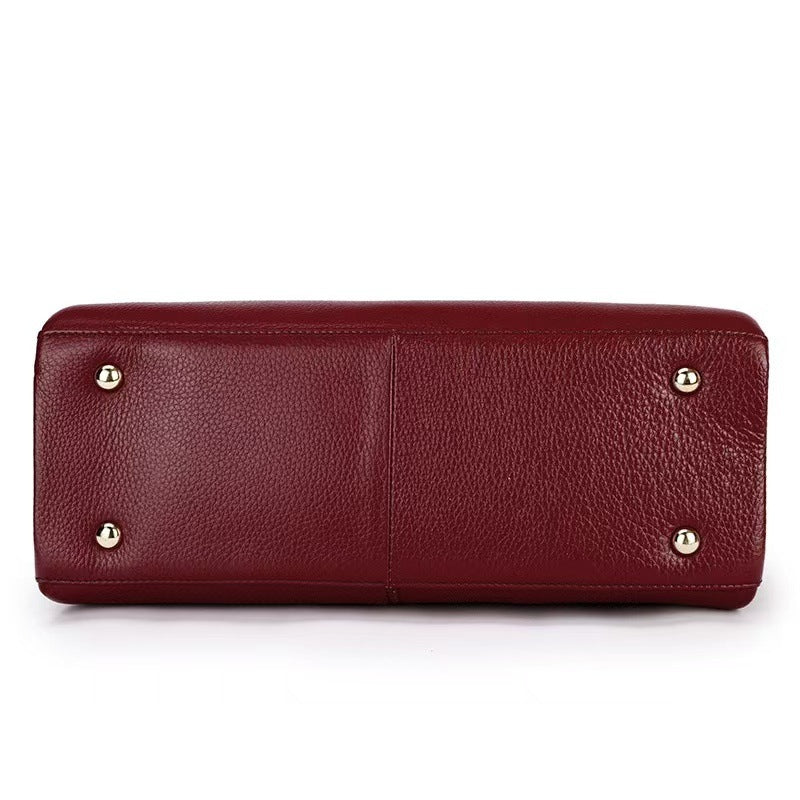 One-shoulder Crossbody Women's Leather Handbag