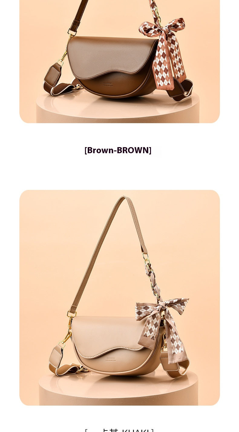 Special Interest Light Luxury Fall Winter Fashion Underarm Saddle Bag