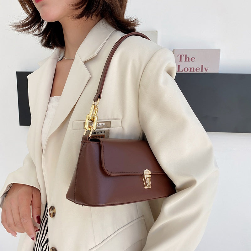 French Casual Bag Western Style Underarm Bag Shoulder Chain