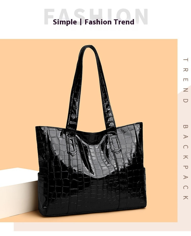 Korean Style Stylish Simple And Versatile European And American Commuters' Tote Bag