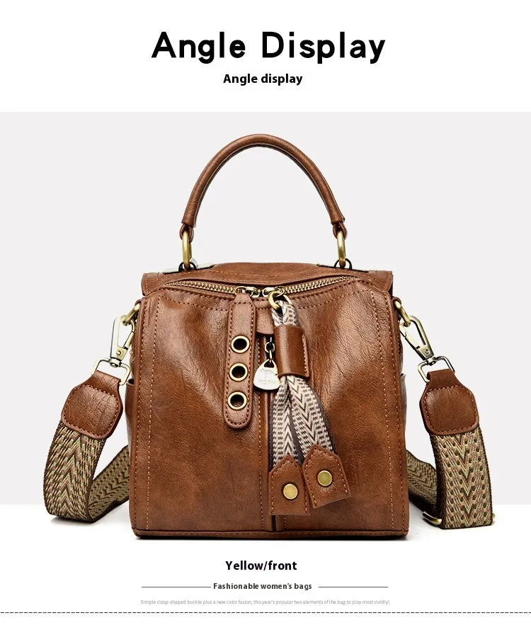 Multi-compartment Practical Messenger Bag Women's Shoulder Bag