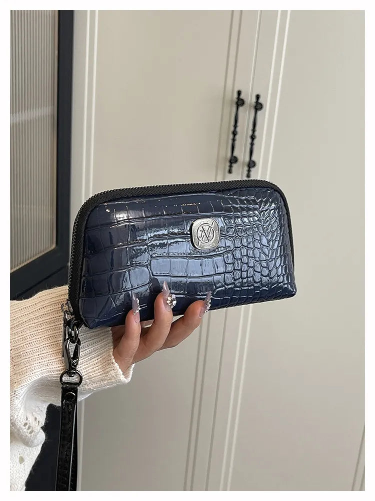 Hand-held Crystal Bamboo Pattern Exquisite Mobile Phone Bag