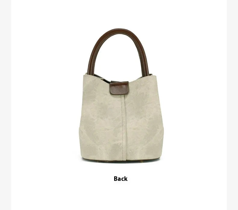 Simple Portable Bucket Bag For Women Summer New