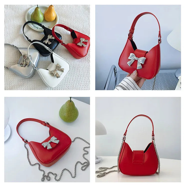 Western Style Niche Messenger Fashion Shoulder Underarm New Moon Bag
