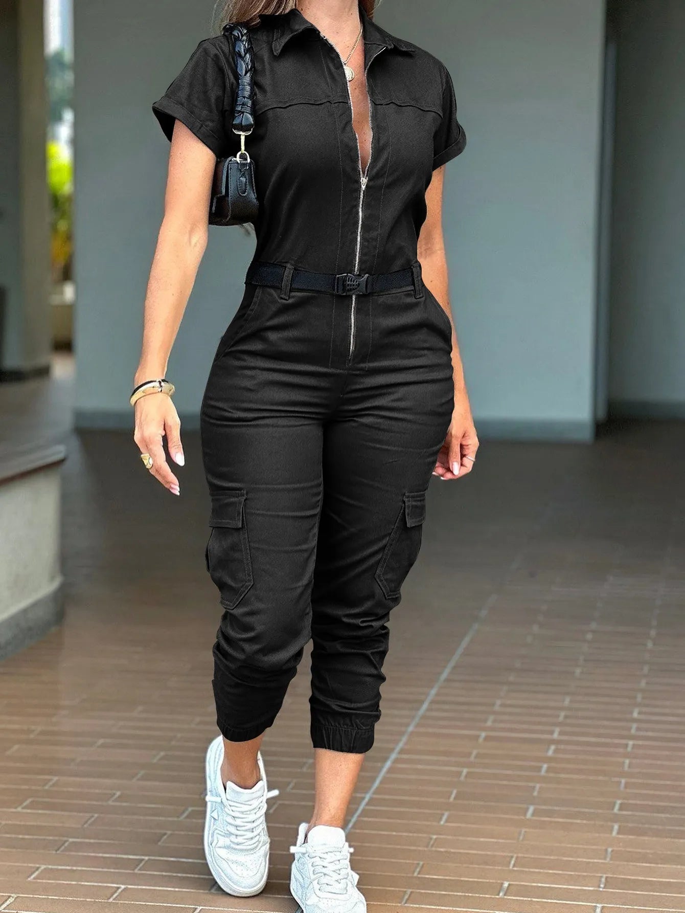 Women's Casual Work Clothes Jumpsuit