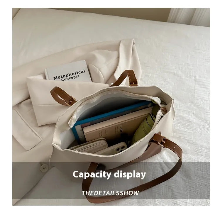 New Color Matching Tote Bag For Women