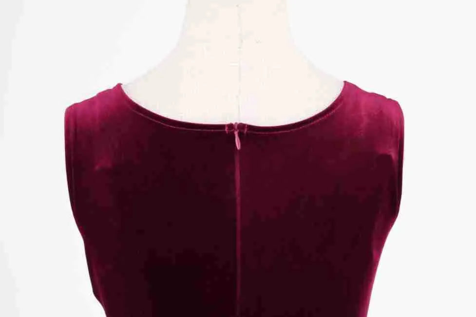 Women's Fashion Personality Retro Sleeveless Dress