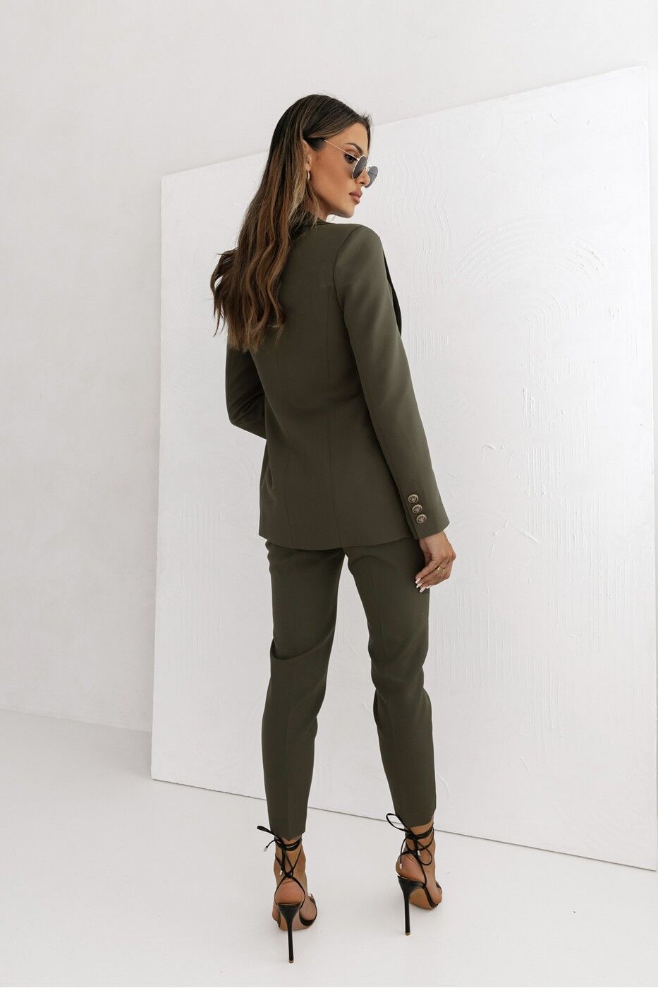 Double Breasted Solid Color Fashion Coat